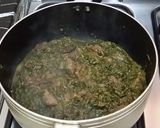 A picture of step 9 of Kashmiri Palak Gosht (Spinachmeat).