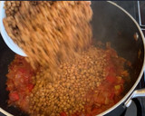 Foto del paso 4 de la receta: Crema de lentejas, jamón y picatostes