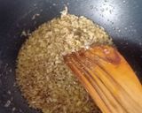 A picture of step 1 of Veg lasagna.