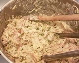 A picture of step 7 of Chicken Verde Enchiladas.
