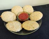 A picture of step 4 of Moong dal carrot idli.