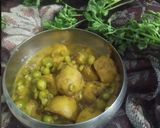 आलू मटर की सब्जी (aloo matar ki sabzi recipe in Hindi) रेसिपी चरण 4 फोटो