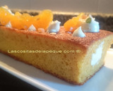 Foto del paso 5 de la receta: Bizcocho de naranja relleno de crema de chocolate blanco y yogur