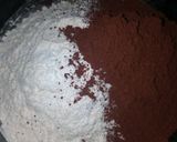 A picture of step 1 of Chocolate cake.