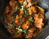 A picture of step 6 of Bhuna Gosht.