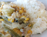 Foto del paso 10 de la receta: Rajas con elotes y arroz con queso y crema