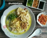 Foto langkah ke 9 dari resep Bubur Ayam Kampung Mejikom #day02.