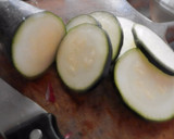 Foto del paso 3 de la receta: Papillote de calabacín y berenjena con pechuga de pollo