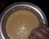 A picture of step 5 of Dhokla made with rice flour and besan.