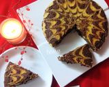 A picture of step 13 of Zebra Cake.