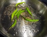 A picture of step 3 of Raw papaya sambharo.