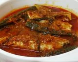 Gambar langkah 8 resipi Asam Pedas Ikan Nyok-Nyok.