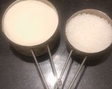A picture of step 1 of Mango -Suji Cake.