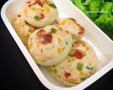 Hình bước làm 9 của món Chả gà rau củ áp chảo - lowcarb food