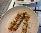 Grillezett gyümölcsnyársak recept fázis 4 fotója