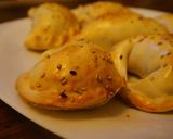 Foto del paso 7 de la receta: Empanadas de jamón, mozzarella, tomate y huevo!!
