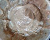 A picture of step 3 of Khajoor coconut peda.