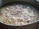 Torta De Vainilla Con Topping De Colores, Fácil De Hacer