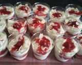 Une image de l'étape 4 de Tiramisu Framboises.