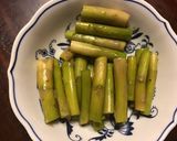 A picture of step 1 of California Farm Thai Coconut Asparagus Soup.