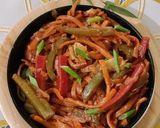 A picture of step 8 of Veg Chowmein.