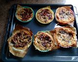 Foto del paso 4 de la receta: Tartaletas de beicon con champiñones