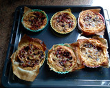 Foto del paso 4 de la receta: Tartaletas de beicon con champiñones
