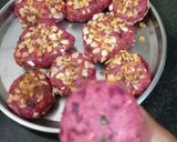 A picture of step 9 of Beetroot Oats Mini Tikki.