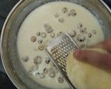A picture of step 4 of Makhana kheer and jalebi parfait.