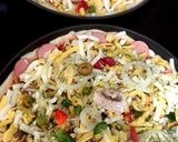 عکس مرحله 3 از دستور پیتزا دختر پز با خمیر جادویی👧🍕