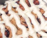 Foto langkah ke 12 dari resep No Knead Cinnamon Rolls with Cream Cheese Glaze.
