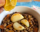 Foto del paso 7 de la receta: Lentejas al ajillo 🥣 Lentejas, si quieres las comes o si no las dejas ☺️Special for garlic lovers ❤️🧄