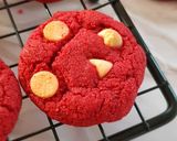 A picture of step 5 of Red Velvet Cookies.