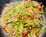 香芹炒牛肉的食譜步驟3照片