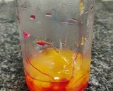 A picture of step 9 of Layered mango lassi.