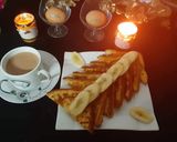 A picture of step 4 of French Toast with Banana 🍌 😋.