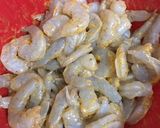 A picture of step 2 of Sheet pan shrimp boil.