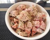 A picture of step 6 of Garden Salad with Cashew & Lemon Dressing.