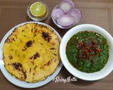 A picture of step 5 of Makki ki Roti.