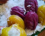 Foto langkah ke 7 dari resep Cenil Ubi Ungu & Cilembu Isi Keju.