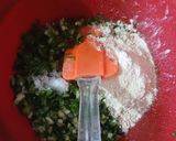 A picture of step 1 of Maize Flour and Raddish pancakes.