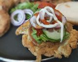 A picture of step 4 of 🍔🍟Bun Kebab Burger🍟🍔(Egg or lentils burgers).