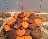Foto del paso 13 de la receta: Galletitas corazón de chocolate y anaranjadas