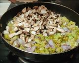 A picture of step 3 of Broccoli Tortilla.