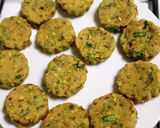 A picture of step 2 of Tender Jowar Tikki.