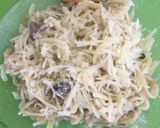 Foto del paso 4 de la receta: Pandemia Dominguera de Pasta con Champiñones 🍄