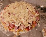 รูปขั้นตอนการทำที่ 7 ของ พิซซ่ามันฝรั่ง (Potato Pizza🍕🥔) ใช้แค่กระทะก็ทำได้!!