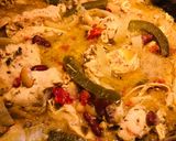 A picture of step 8 of Crockpot Zesty 2-Bean Shredded Chicken Chili.