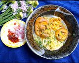 Hình bước làm 3 của món Bún giò heo bằng nồi cơm điện