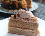 Foto langkah ke 10 dari resep Mocca Nougat Cake (Birthday Cake).